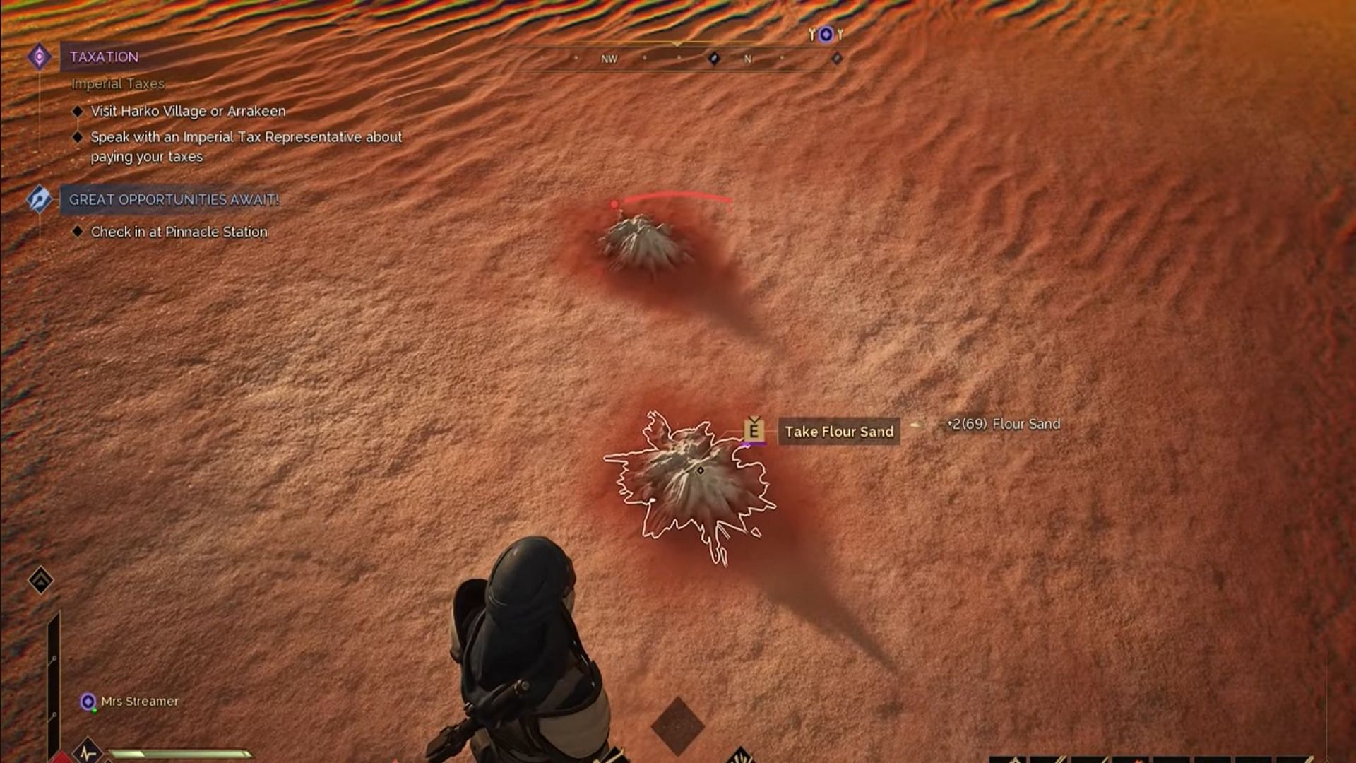 Flour Sand (Image via YouTube/@LateNightStream/Funcom)